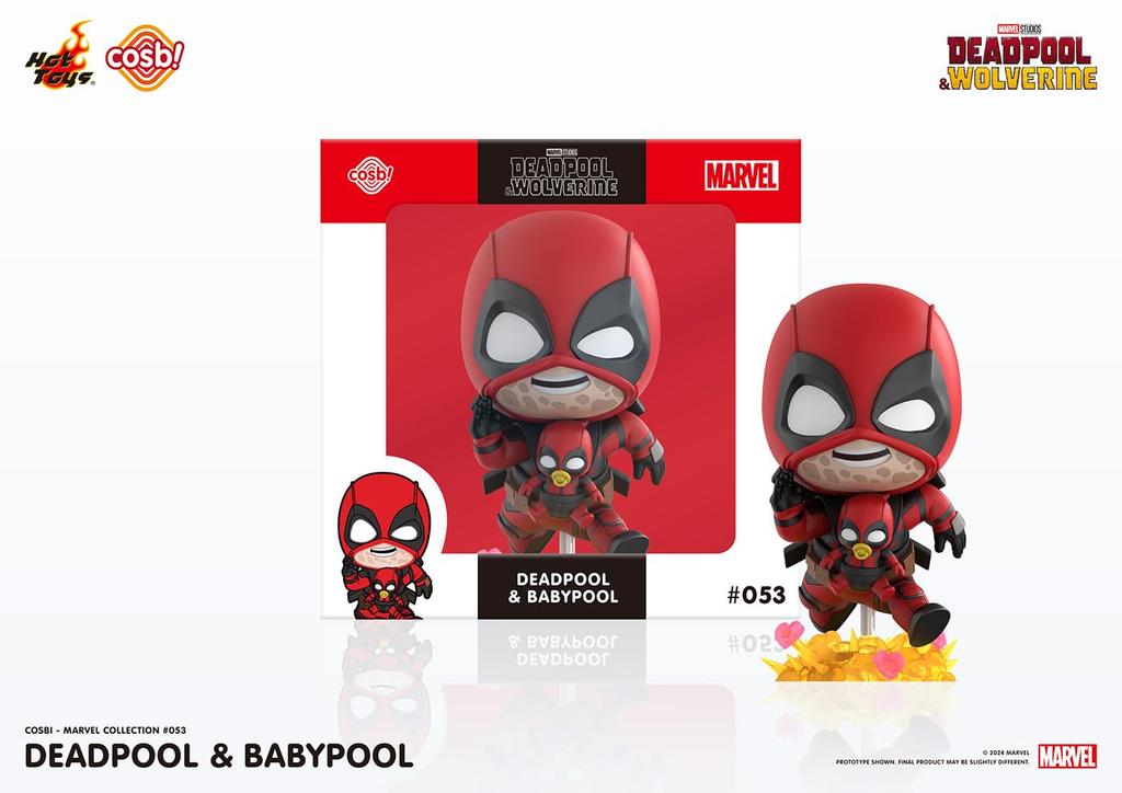 Cosby Marvel Collection Movie Deadpool Wolverine Deadpool Babypool Figure & #053 & Non-scale