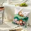 Journey to the West Soft Pillow Shell For Sofa Living Space Bedroom Headboard Backrest Square Cushion Cozy