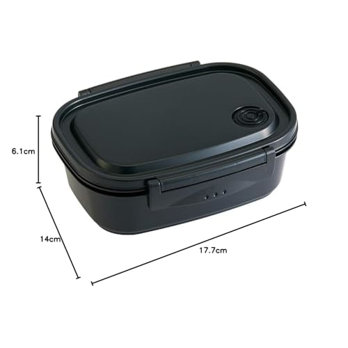 Skater Easy Light Lunch Box L Microwave Safe 720ml Black Seal Container Storage Container Black XPM5
