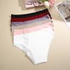 Calças fisiológicas femininas à prova de vazamentos, roupa íntima menstrual, elástica, confortável, sexy, esportiva, sem costura, com babados