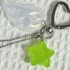 Enchanting Rabbit Keychain Angel Wing Star Details Sturdy Lightweight Alloy Design Versatile Daily Use Decorative Item