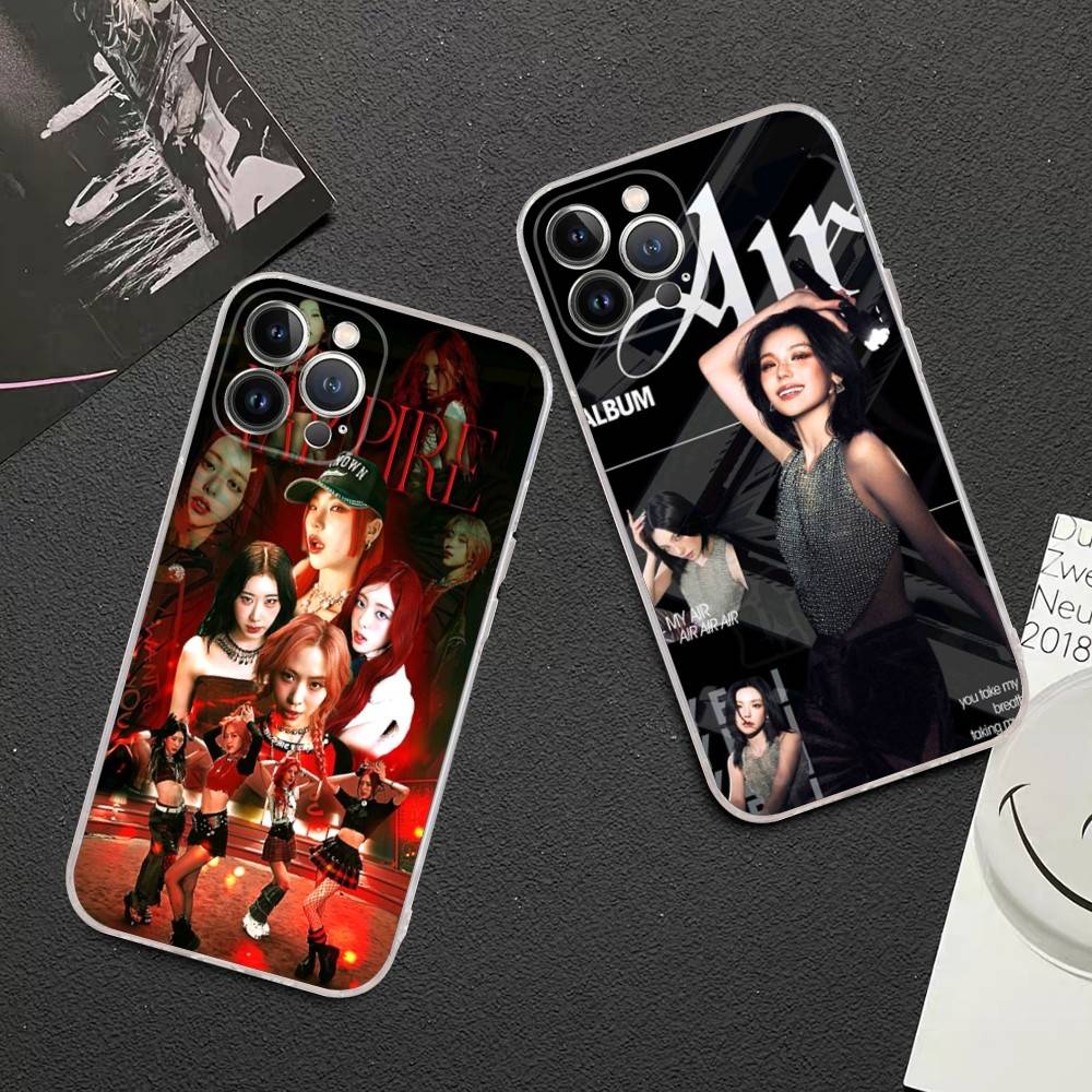 Singer Idol I-ITZY For IPhone 17 16 15 14 13 12 11 Pro Max Plus Mini Funda For Transparent Cover
