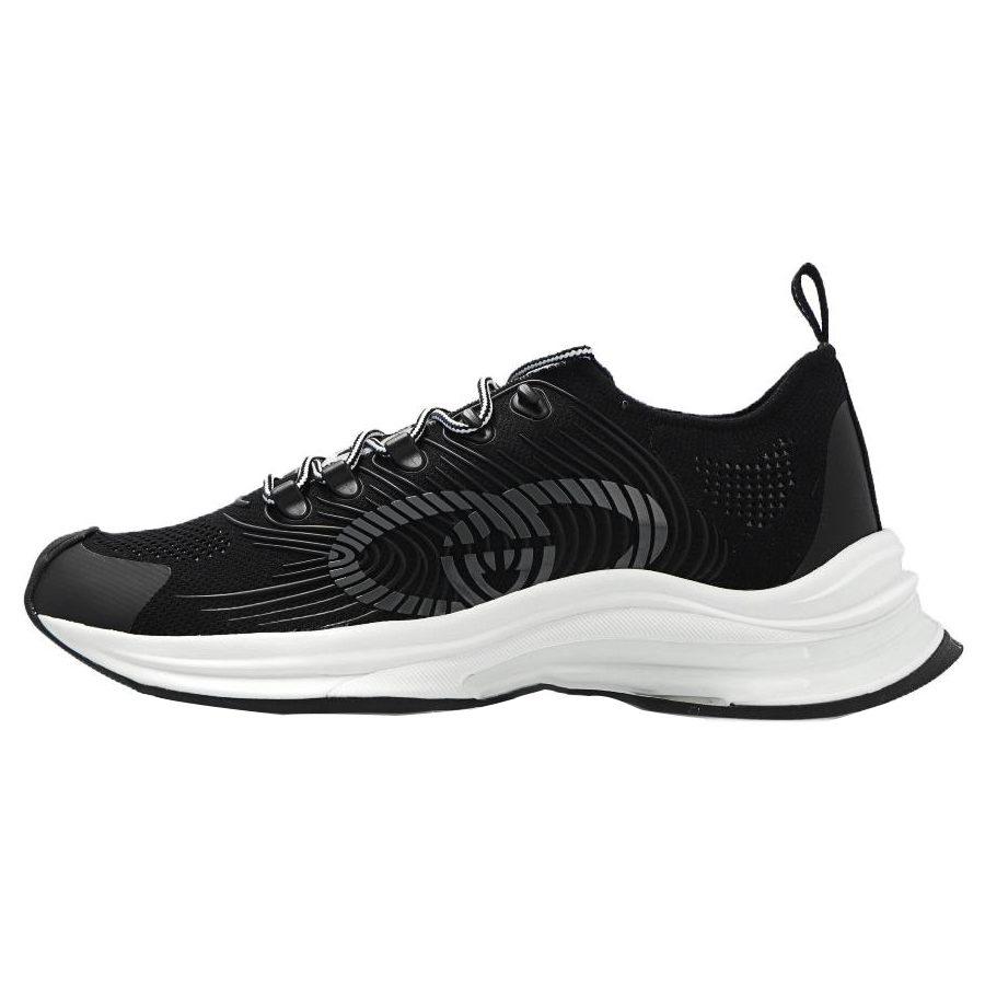 Gucci Run Sneaker 'Black White' 714657 USM10 8442