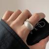Quality Geometric Premium Copper Ring For Women With Adjustable Size And Appeal Fashionable