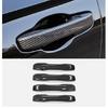 Carbon Fiber Exterior Door Handles Cover Trim 4pcs For Honda CRV CR-V -2025