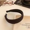 French Design Knit Hair Hoop Elegant Woolen Headband Versatile Hair Bands  For Women