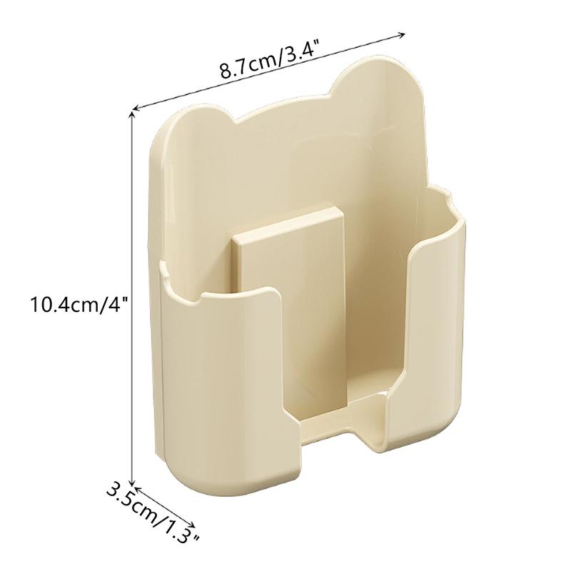 Uchwyt ścienny na telefon komórkowy Uniwersalny organizer do przechowywania telefonu komórkowego Pilot do telewizora Uchwyt wiszący do stacji ładującej