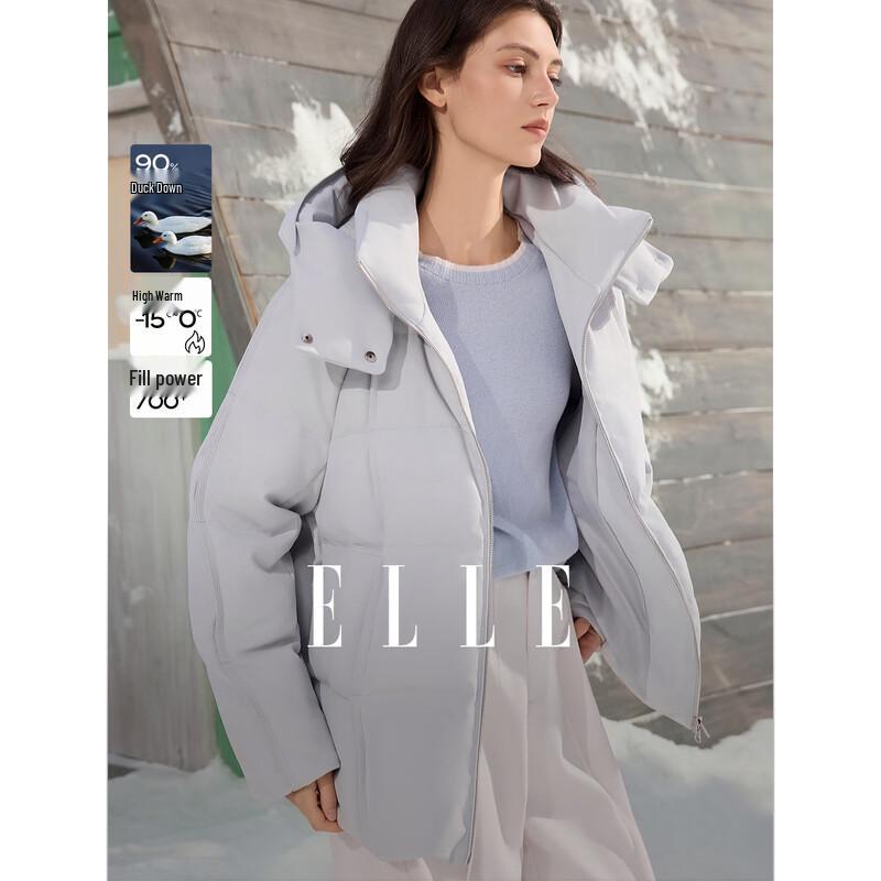ELLE90 Women s Hooded Duck Down Jacket S