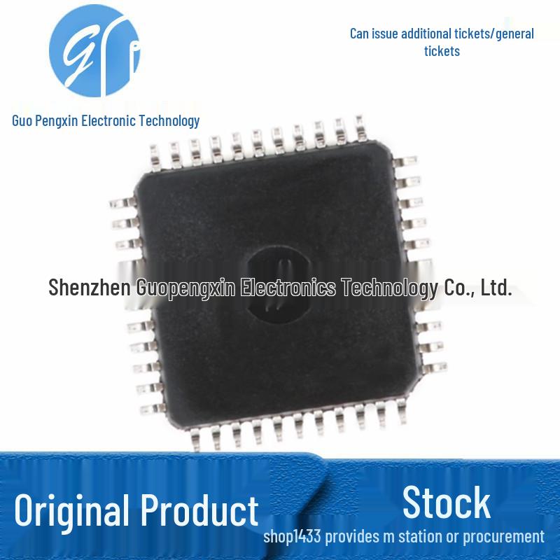 HT67F489 Microcontroller Chip, LQFP-44, A/D + LCD Type