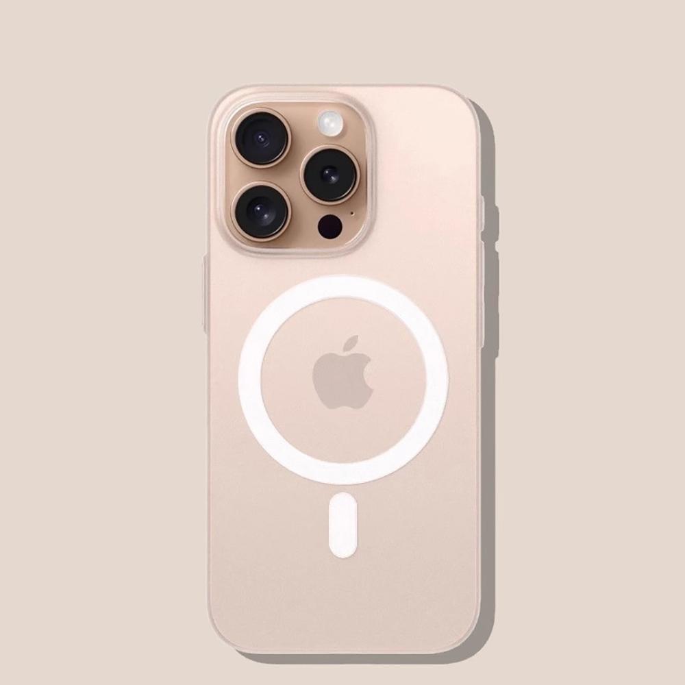 Magnetic Magsafe Case For iPhone 16e 16 15 14 13 12 11 pro max plus mini 0.5mm Ultra Thin Matte Transparent Cover Clear Shell