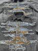 2025 New Style Distressed Embroidery Denim Jacket - Washed Long-Sleeve for Spring/Autumn