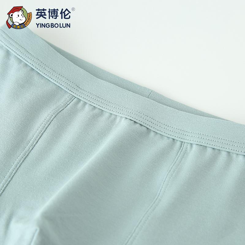 [Lycra Cotton] English Bolun Boys' Underwear Summer Thin Junior Underwear (3-Pack)