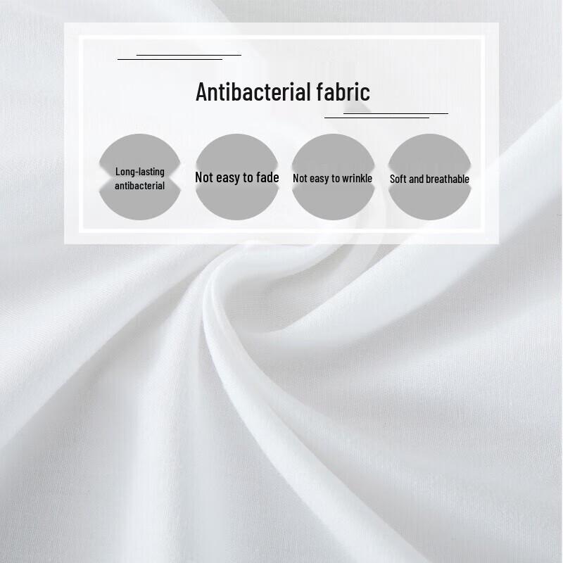 Cearceaf alb antibacterian pentru cămine studențești