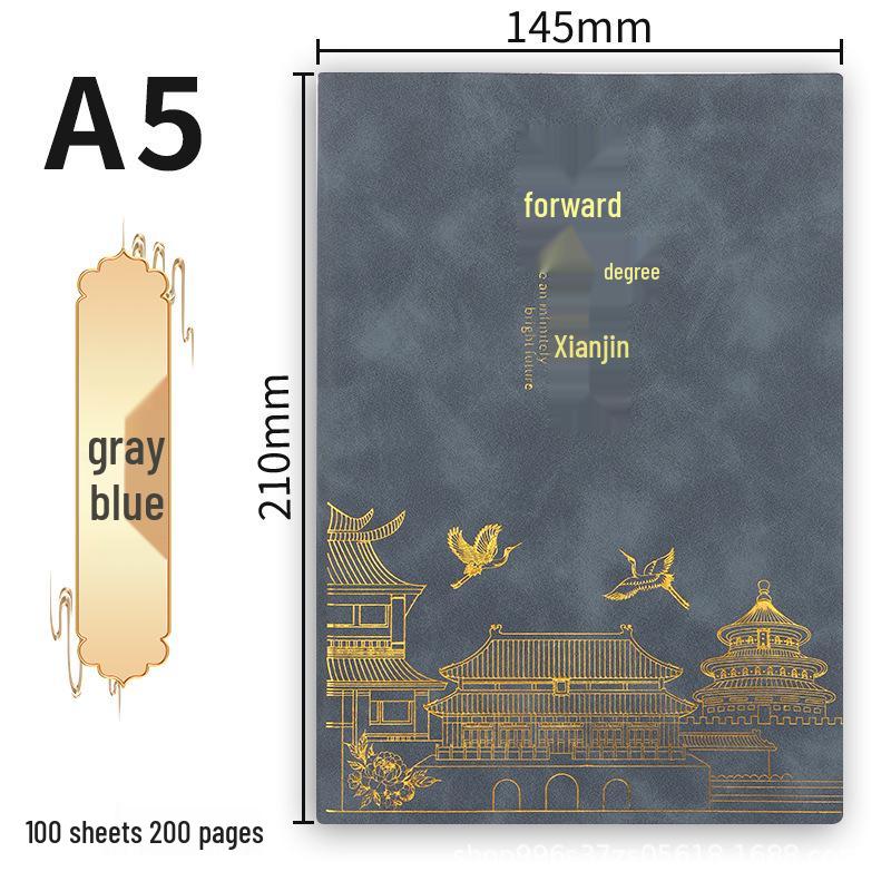 A5 Notebook Business Gift Set with Custom Logo - Corporate Souvenir for Office Meetings