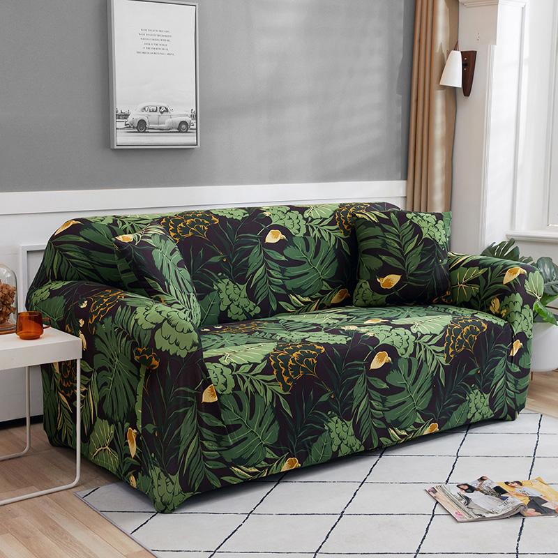 Printed Sofa Cover Stretch Couch Cover Sofa Slipcovers for Couches and Loveseats Washable  Furniture Protector for Pets Kids