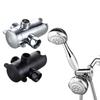 Fixed Showerhead Connector 3-Way Diverter Bathroom Upgrade Versatile Shower Solution DIY Friendly Installation