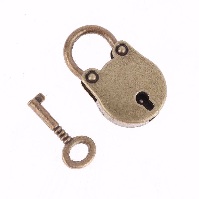 1/3 Sets Diary Hardware Locks Mini Bear Head Lock Antique Alloy Keys Padlocks Old Vintage Bear Padlock For Boxes Luggage Bags