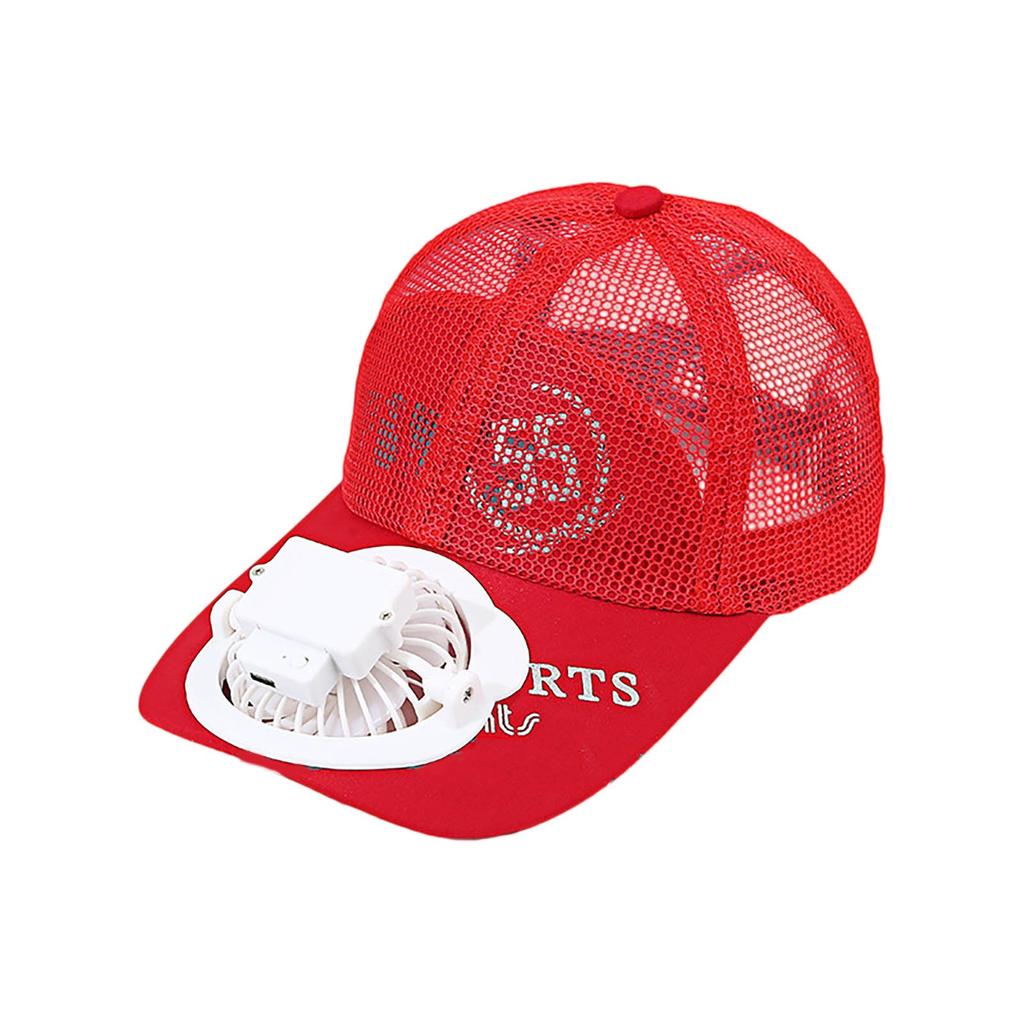 USB Charging Fan Cap Fan Baseball Cap Breathable