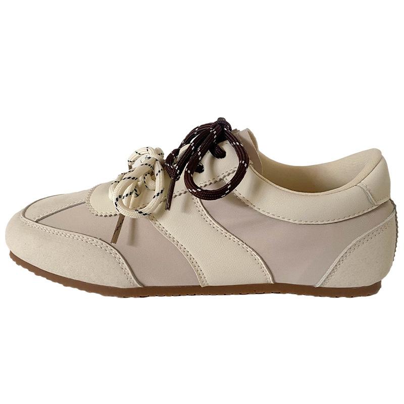 

A9886 латексная стелька/легкие туфли в гонконгском стиле Forrest Gump женская обувь немецкая тренировочная обувь белая обувь 2025 весна новая обувь на платформе 35