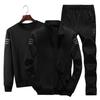 Autumn/Winter Korean Version Sweatshirtsuit Men's Casual Sports Trendy Three-Piece Set