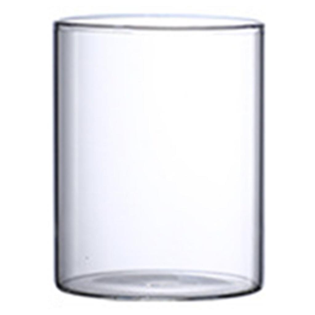 Clear Glass Flower Vase Tabletop Borosilicate Vases Floral Arrangements for Home Office Wedding Table