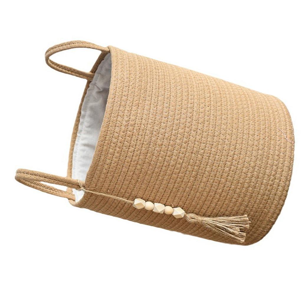 Cotton Rope Laundry Basket Large Capacity Laundry Hamper for Sorting Dirty Clothes Easy to Use Blankets Collector