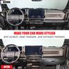 For Hummer EV Accessories Center Control Panel Dashboard Strips Trim,Center Console Molding Panel Cover Dashboard Central Control Strip Interior