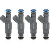 SCITOO FJ303 4Pcs 4 Holes Fuel Injectors fit for Ford for Contour 2.0L 1999 2000, for Ford for Escape 2.0L 2001 2002 2003 2004, for Mazda for Tribute