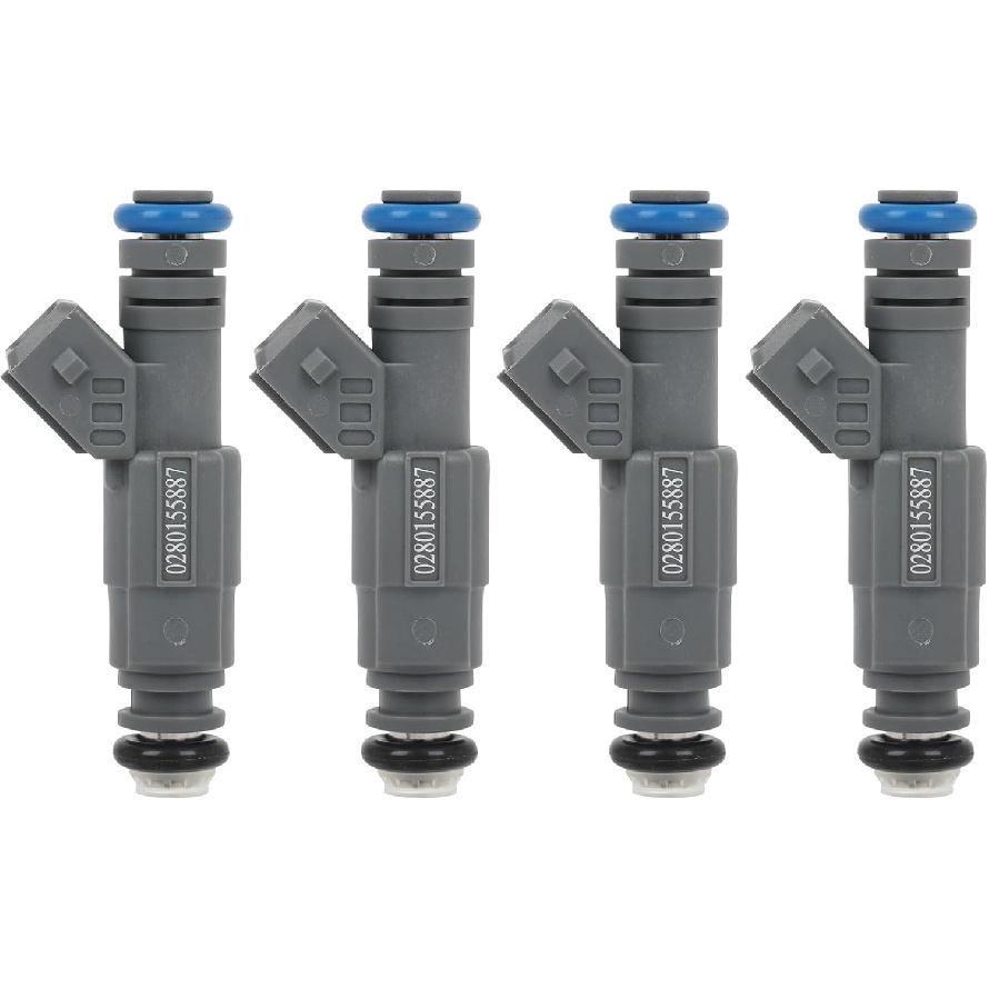 SCITOO FJ303 4Pcs 4 Holes Fuel Injectors fit for Ford for Contour 2.0L 1999 2000, for Ford for Escape 2.0L 2001 2002 2003 2004, for Mazda for Tribute