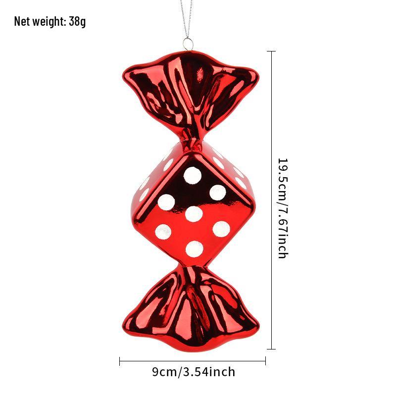 Electroplated Candy Pendants for Christmas Tree Decorations and Photography Props
