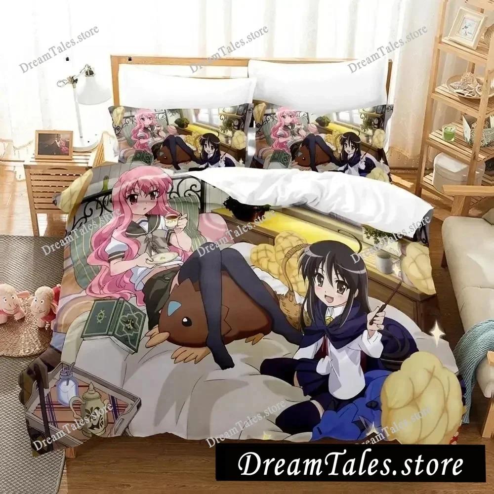 3D Print Anime Zero No Tsukaima Bedding Set Single Twin Full Queen King Size Adult Kid Bedroom Duvet Cover Sets Home Textiles