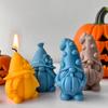 Food Grade Silicone Pumpkin Gnome Candle Molds Handmade Moulds Suitable for Crafts Resin Casting and Soap Making