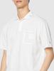 Move Sports Descente DAYS Polo Size S Men's Shirt, Moisture-Wicking, Quick-Drying, DMMPJA79, White/Navy,