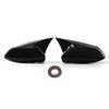 Gloss Black OX Horn Rearview Mirror Cover Cap Fits Toyota Corolla 2019-2023 New
