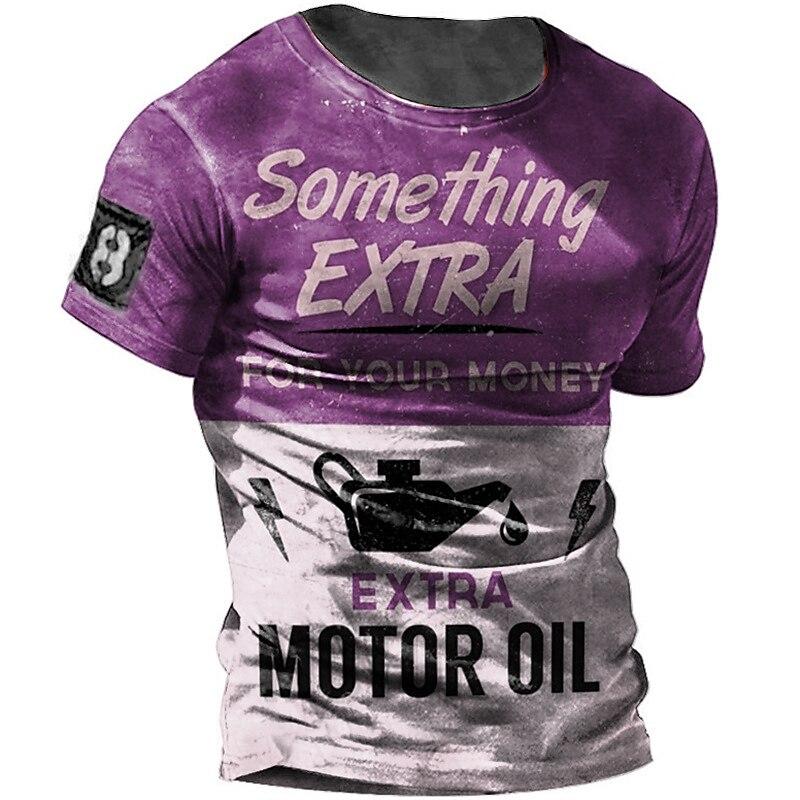 

Men s Graphic Letter T shirt Distressed T Shirt Short Sleeve T shirt 3D Print Crew Neck Shirt Fashion Basic Classic Street 5XL