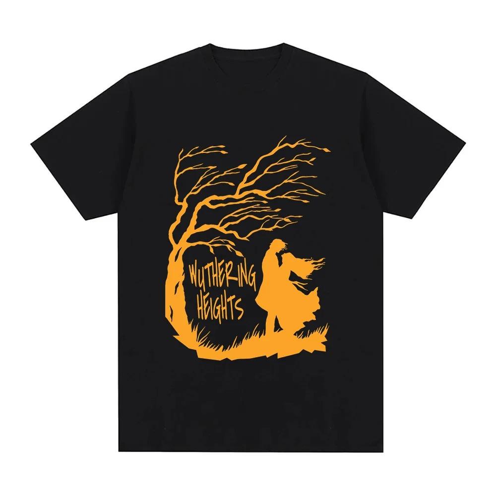 Summer WomenUnisex Tees Wuthering Heights TShirt Short Sleeve Oneck Casual Camisetas Graphic Printing Comfortable Cotton Tshirts S
