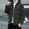 Men's Jacket Autumn and Winter New Men's Cotton-padded Clothes Trendy Short Cotton-padded Jackets Thickened Velvet Cotton-padded Clothes Men's