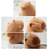 Creative Plush Capybara Keychain Creative Bag Charm Pendant Adorable Stuffed Animal Doll Keyring Stylish Accessories