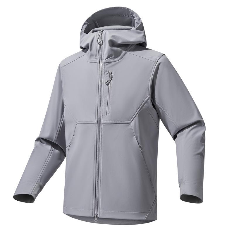 soft shell jacket men's and women's same windproof mountaineering hiking jacket autumn and winter waterproof functional jacket snow mountain clothing