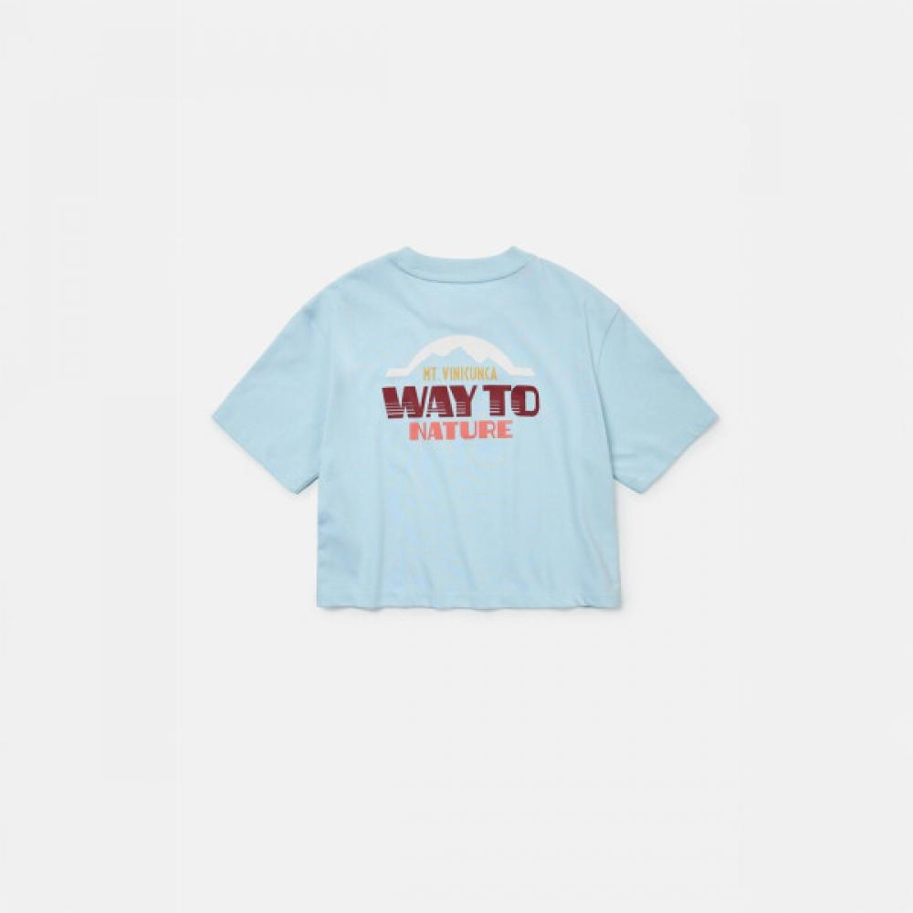 Kolon SporTS Women S Graphic Crop T ShirT TvTcm25632lbl