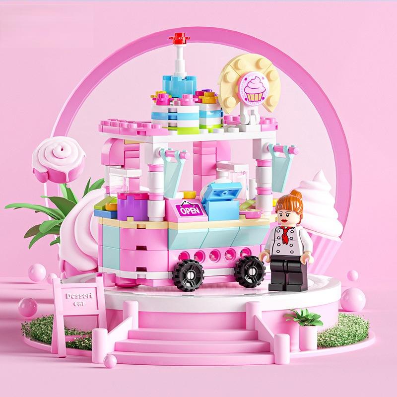 

Compatible With Lego Building Block Mini City Building Street View Children S Educational Enlightenment Assembled Toys Institutional Gifts