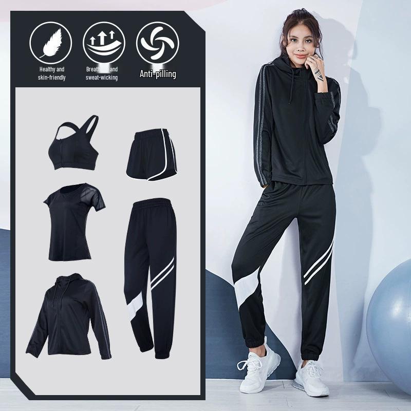 Plus Size Loose-Fit Yoga Set - Breathable, Quick-Dry Sportswear for Running and Fitness
