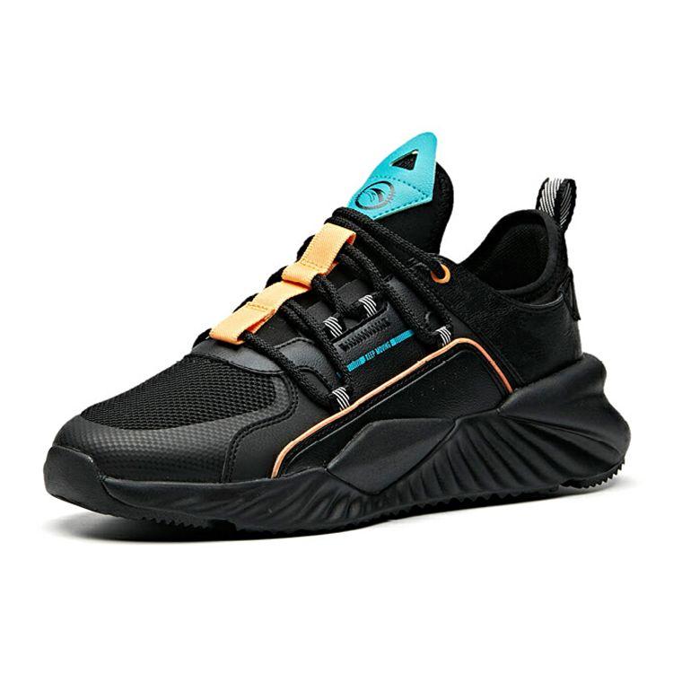 Anta Nespútané nízke tenisky typu "Dad Shoes" pre mužov Čierne 912018802-4