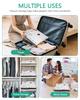 6Pcs Vacuum Storage Bags with Electric Air Pump Reusable Space Saver Bags One-Click Auto Vacuum Sealer Bags for Clothes Bedding
