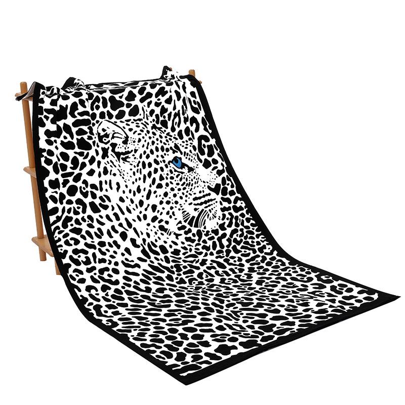 Large Quick-Drying Microfiber Beach Towel with Active Printing