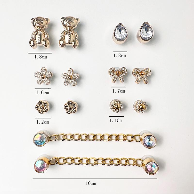 

Съемные аксессуары для обуви Diamond Bear - Декоративные пряжки и цепочки