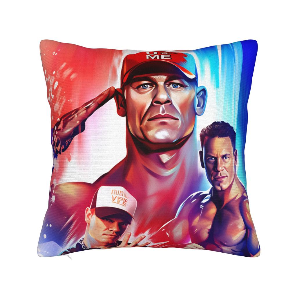 John cena  Pillow Cover  Funny Pillow Case For Sofa Home Decoration Graphic Pillowcases Gift Idea