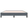 Łóżko Typu Box Spring Bez Materaca Ciemnoszary 160X220 Cm