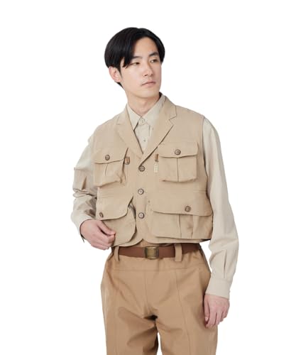 Snow Peak Tailored Fishing Vest SPTL-JK-26SU901 Outer Mid-layer Mens Womens XL Beige