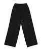 HARDCORE HAPPINESS Classic Single-Pleat Maxi Wide Slacks_Black